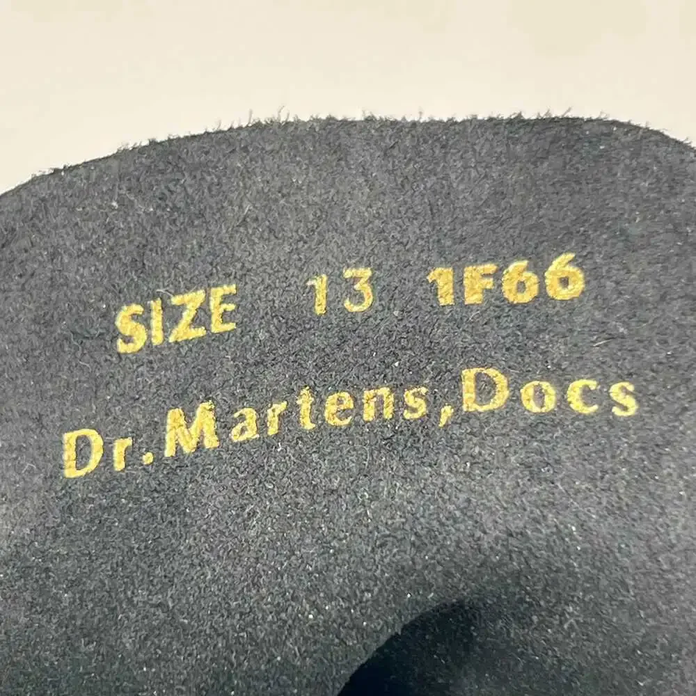 Dr. Martens Black Leather Ankle Boots | Size 13